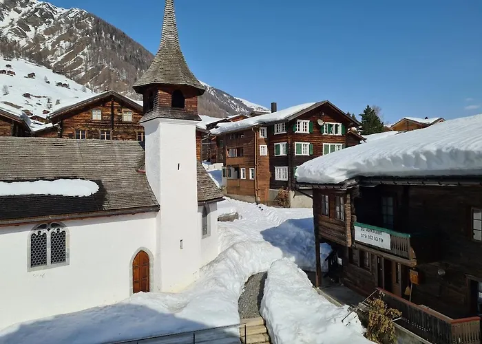 Bright Alpine Duplex With Balcony Views Appartement Glis