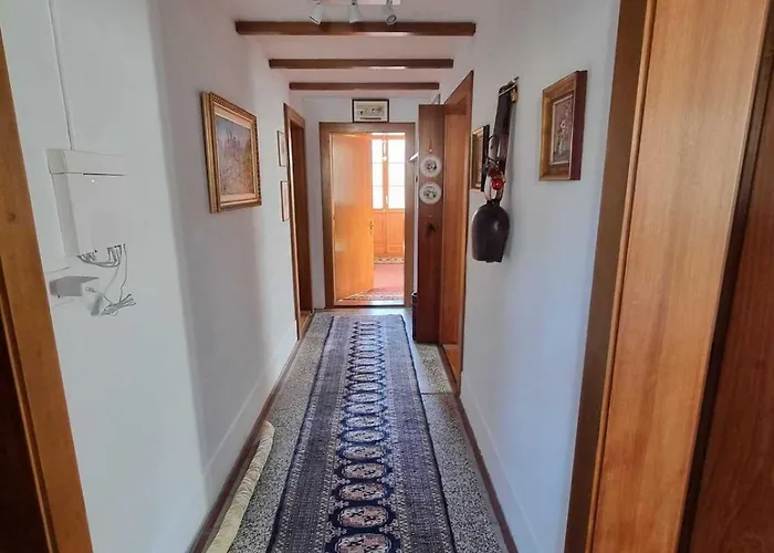 Bright Alpine Duplex With Balcony Views