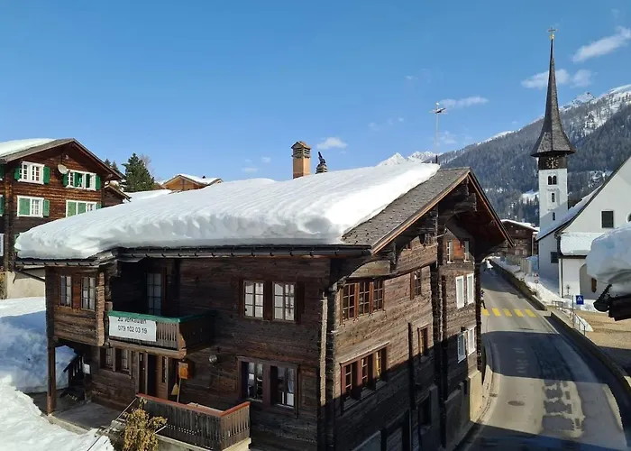 Bright Alpine Duplex With Balcony Views Glis